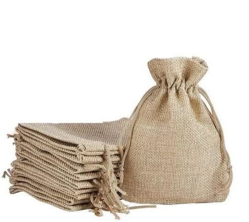 Jute Drawstring Bag