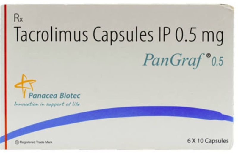 Pangraf 0.5mg Tacrolimus Capsules