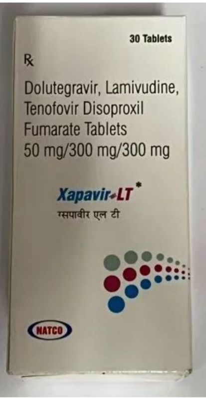 Xapavir LT Dolutegravir Lamivudine Tenofovir Disoproxil Fumarate Tablets