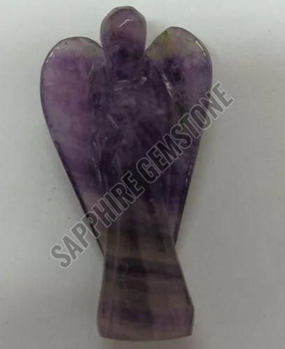 Amethyst Crystal Angel Pendulum for Divination