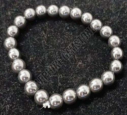 Gunmetal Beaded Bracelet
