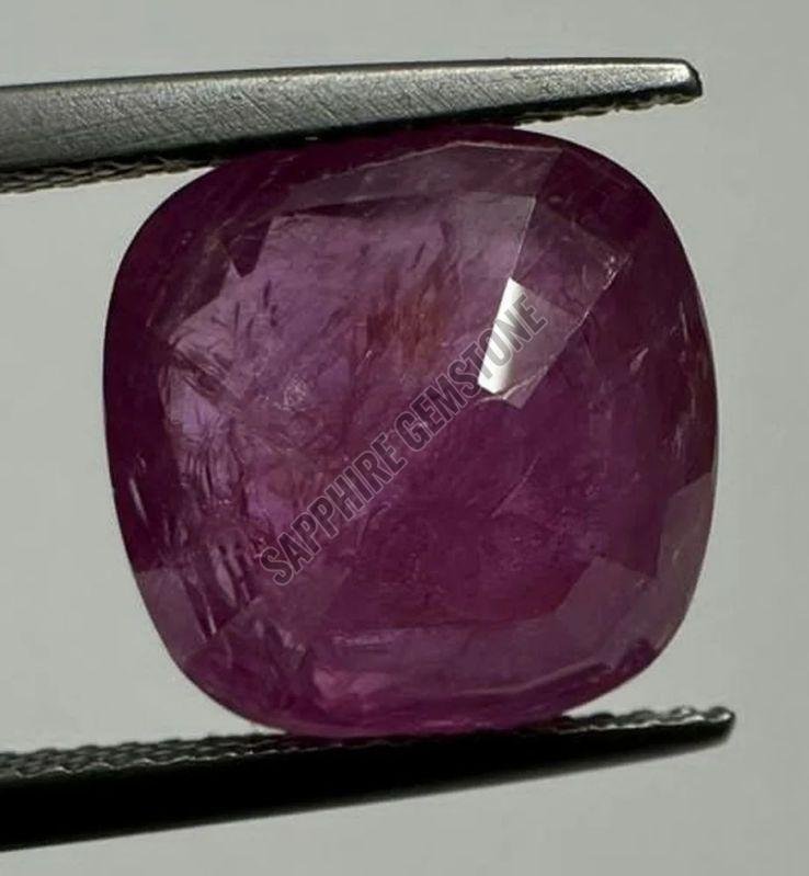 Purple Burma Ruby Gemstone