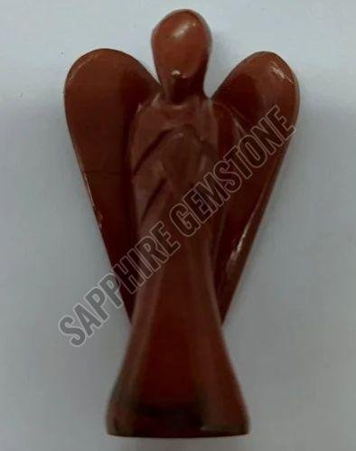 Red Jasper Crystal Angel Statue