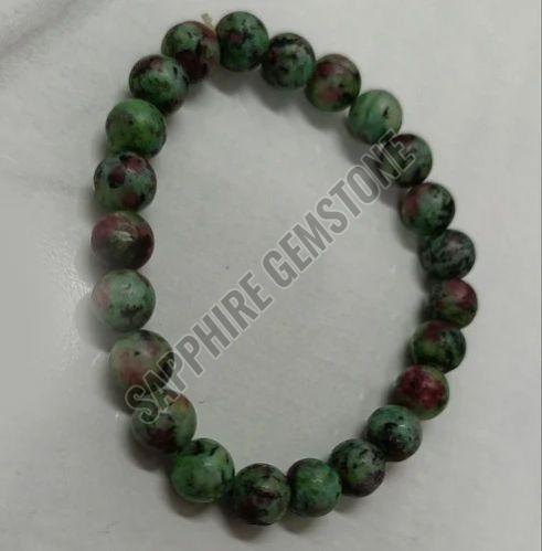 Ruby Zoisite Gemstone Bracelet