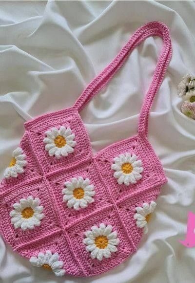 Cotton Embroidered Crosia Handwork Bags