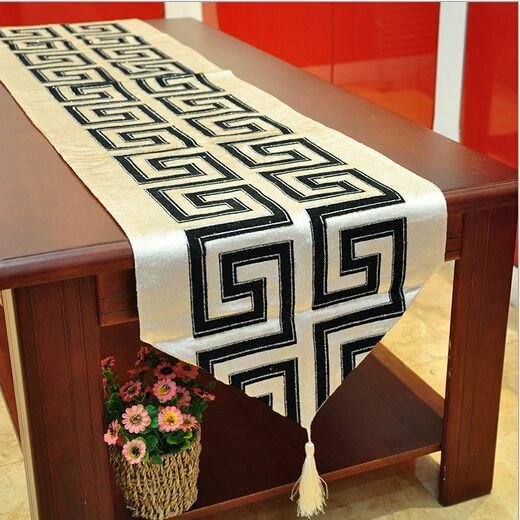 Printed Canvas Table Runner