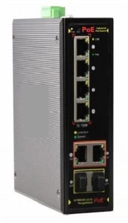 6 Port 10/100M Managed Industrial POE Switch