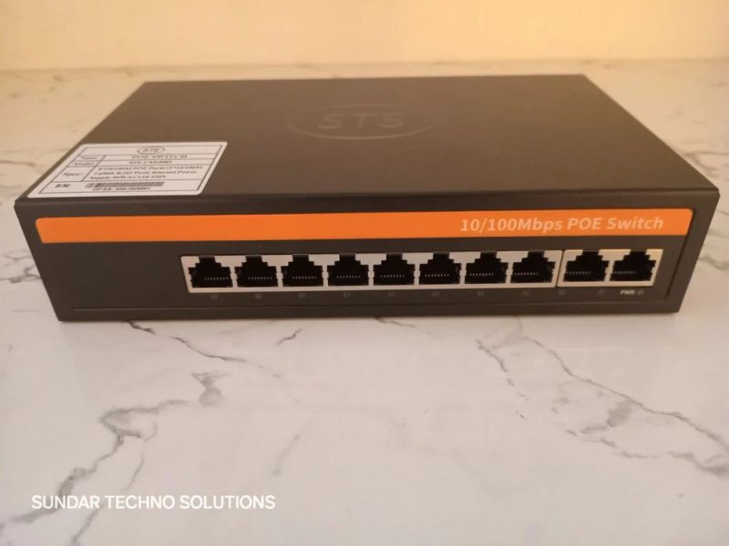 8 Port with 2 Uplink POE Unmanaged Switch