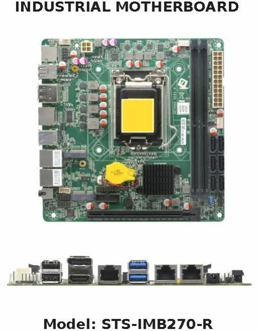 Raid Compatible Industrial Motherboard