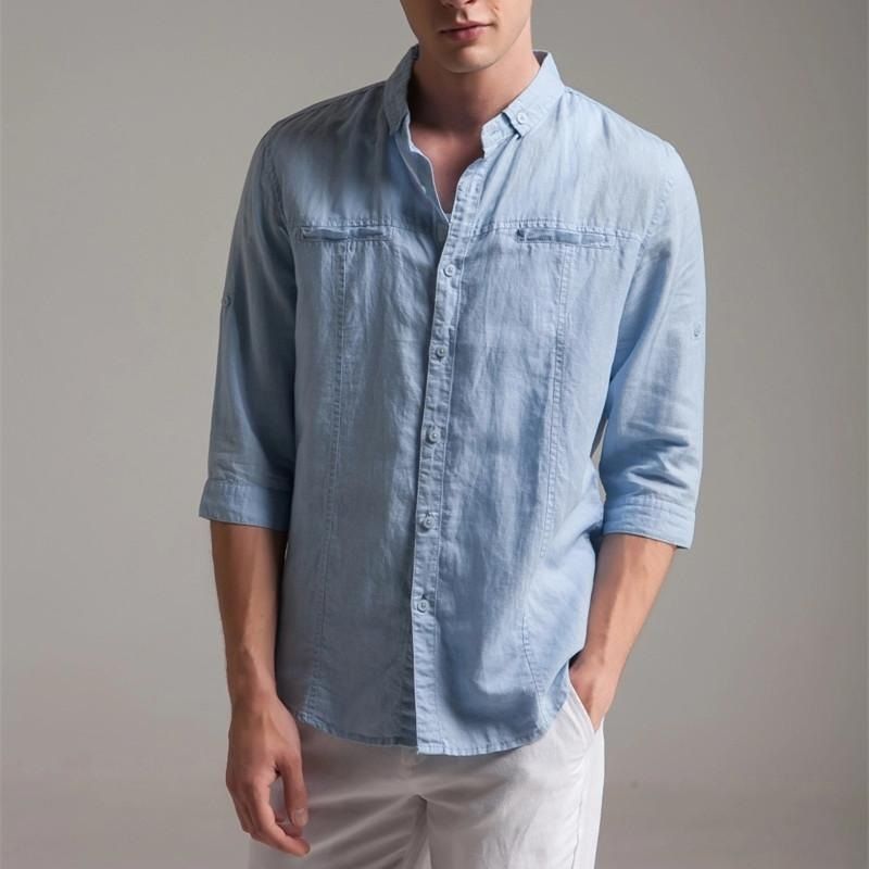 Men Linen Shirt