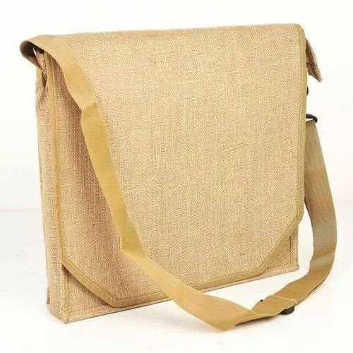 Plain Jute Sling Bag
