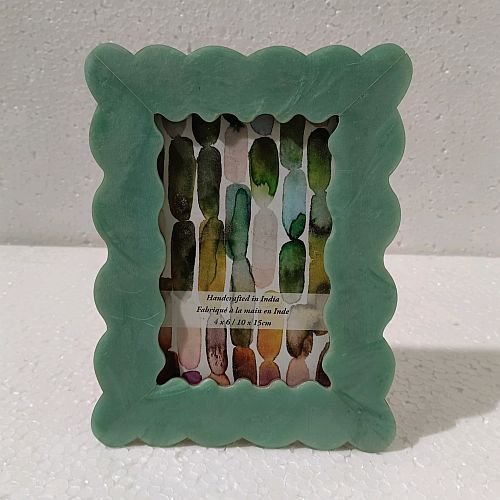Green Rectangle Resin Photo Frame