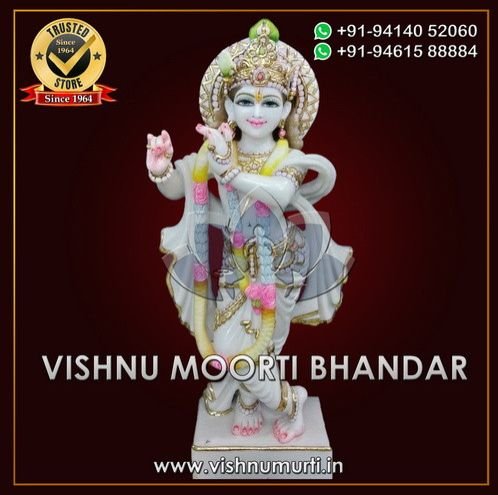 Marble Krishna Statue