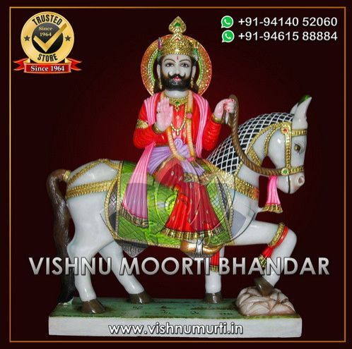 Marble Ramdev Baba Murti