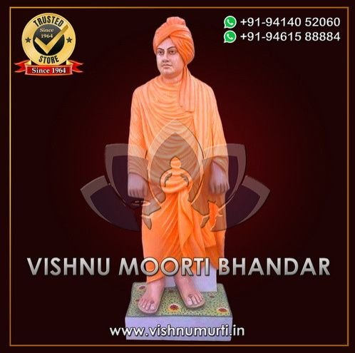 Swami Vivekananda Marble Statue