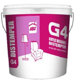 White G4 Acrylic Washable Distemper Paint