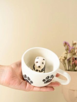 Panda Paw Design Ceramic Cup