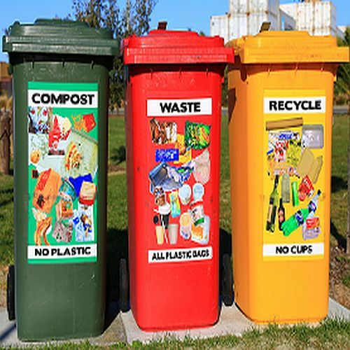 120 Litre Outdoor Plastic Waste Bin