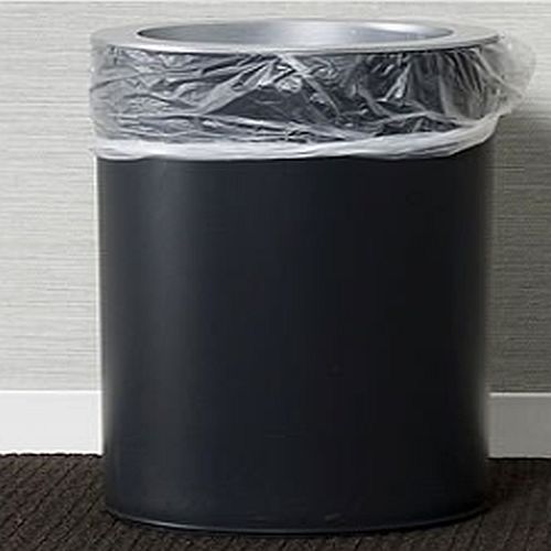 Black Metal Waste Paper Bin