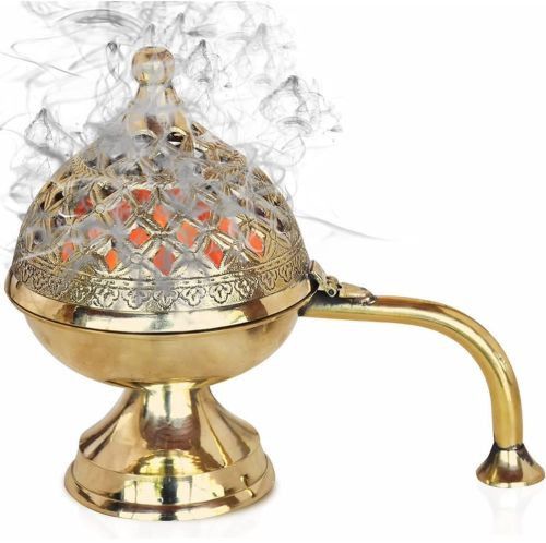 Brass Dhoop Dhuni Loban Burner