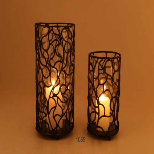 Iron Metal Candle Holder