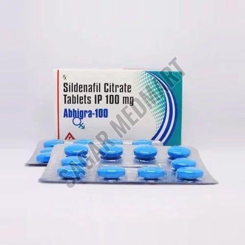 Abhigra 100mg Sildenafil Citrate Tablet