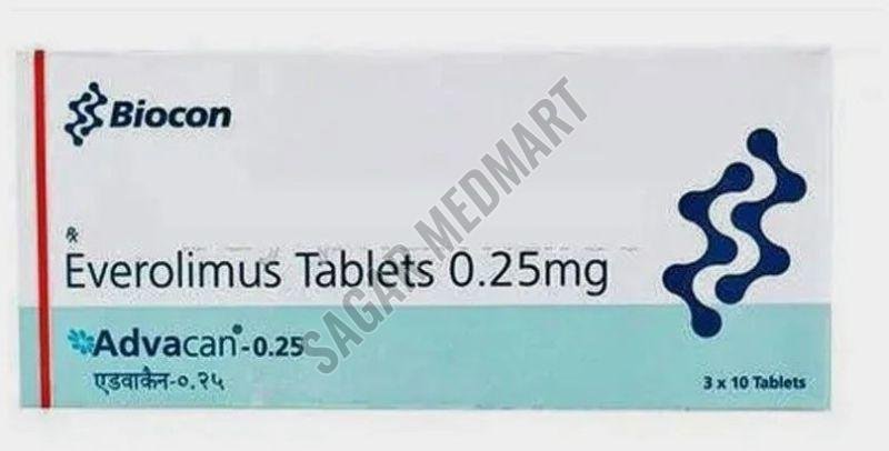 Advacan 0.25mg Everolimus Tablet
