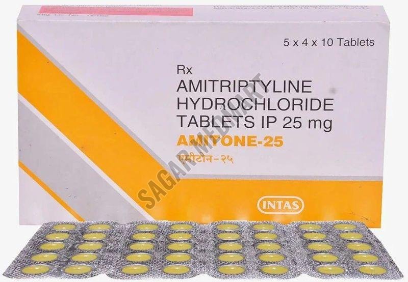 Amitone 25mg Amitriptyline Tablet