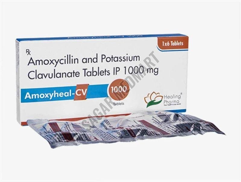Amoxyheal CV 1000mg  Amoxicillin Clavulanate Tablets