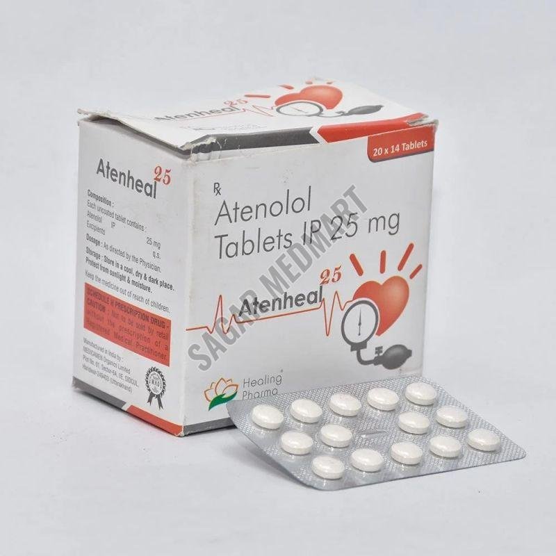 Atenheal 25mg Atenolol Tablets