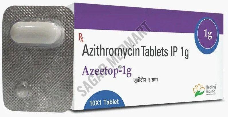 Azeetop 1gm Azithromycin Tablet