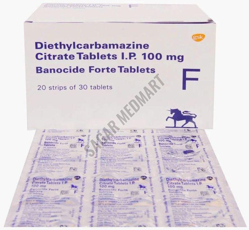 Banocide Forte Diethylcarbamazine Tablet