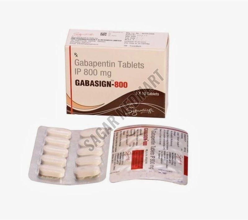 Gabasign 800mg Gabapentin Tablets