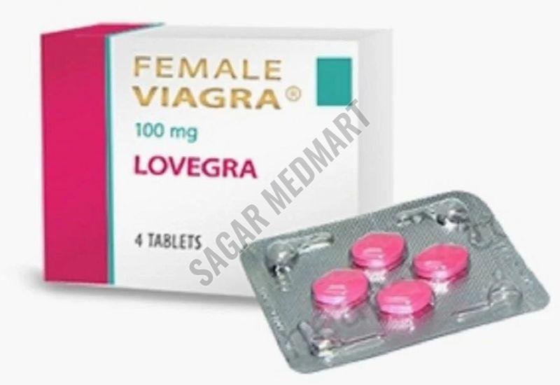 Lovegra 100mg Female Viagra Sildenafil Tablet