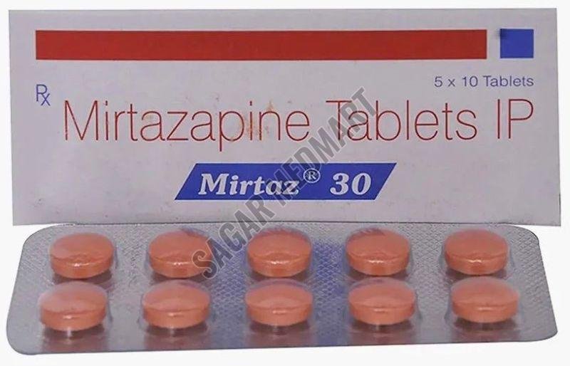 Mirtaz 30mg Mirtazapine Tablet