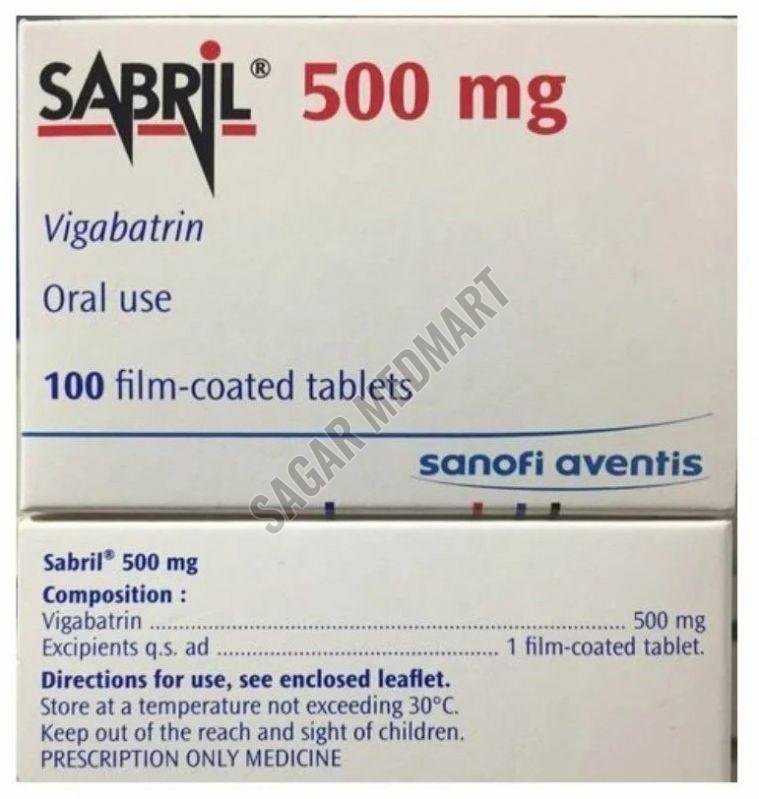 Sabril 500mg Vigabatrin Tablet