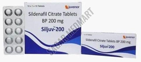 Siljuv 200 Sildenafil Citrate BP Tablet