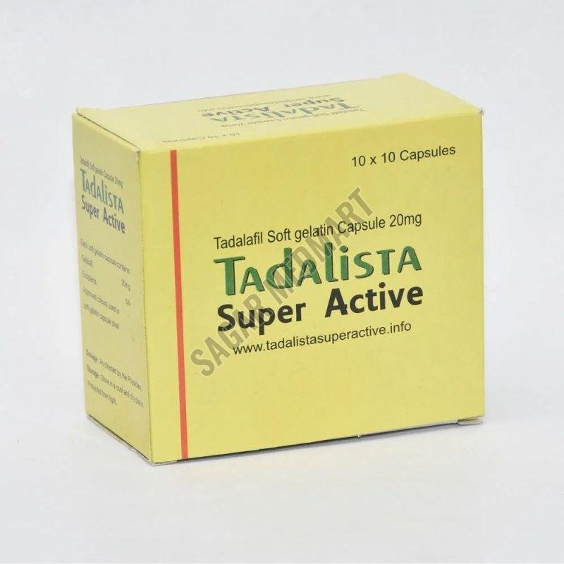 Tadalista Super Active Tadalafil Soft Gelatin Capsules