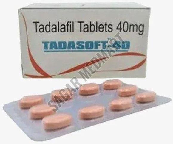 Tadasoft 40mg Tadalafil Tablet