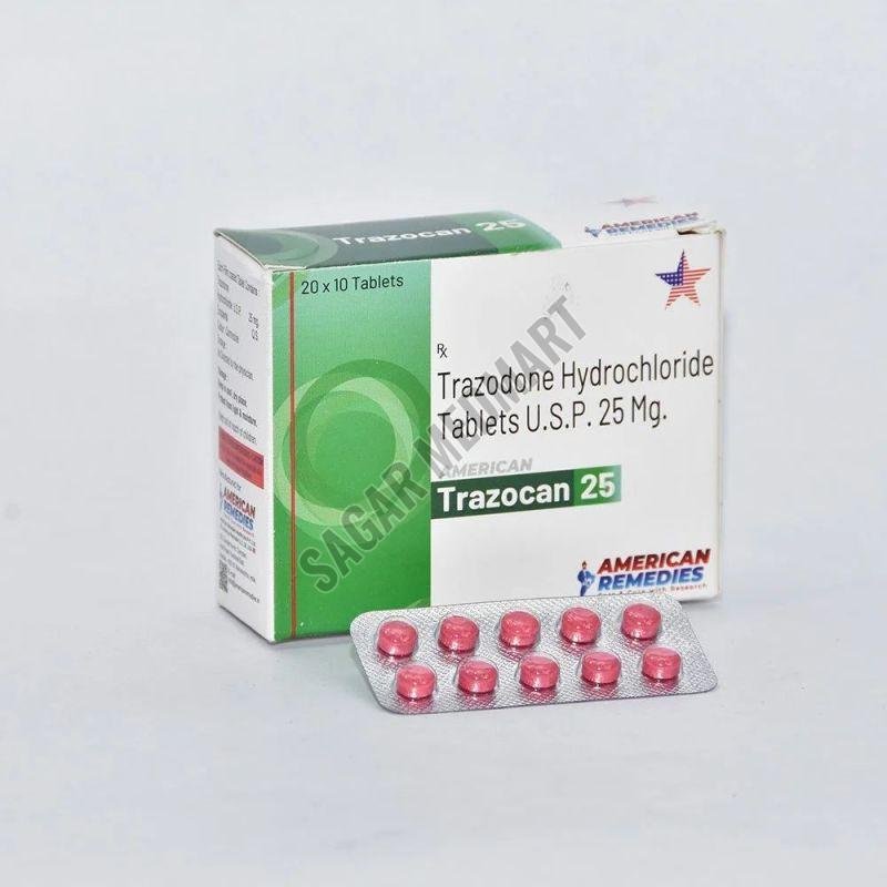 Trazocan 25mg Trazodone Tablet