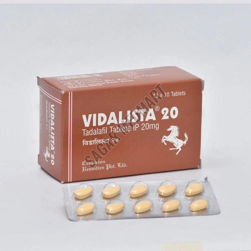 Vidalista 20mg Tadalafil Tablets