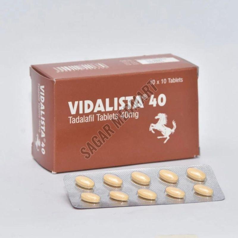 Vidalista 40mg Tadalafil Tablets
