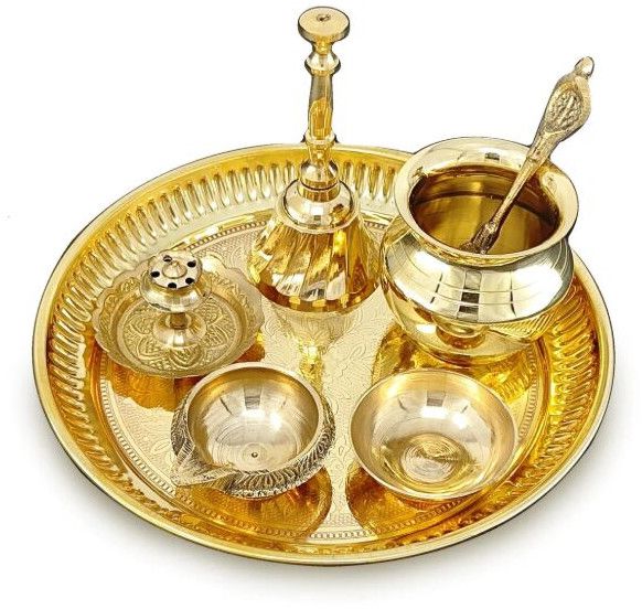 Brass Pooja Thali
