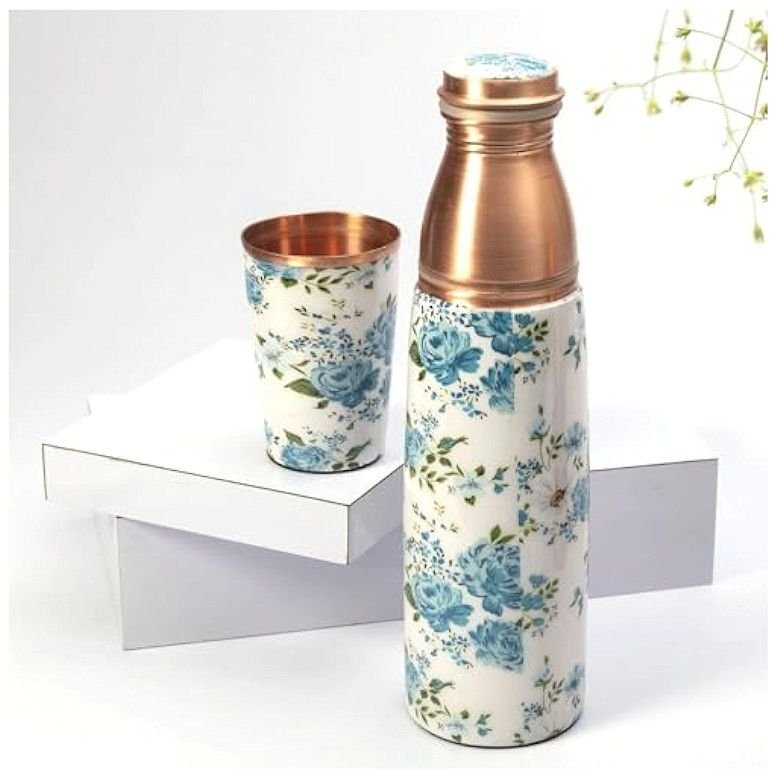 Copper Bottle Floral