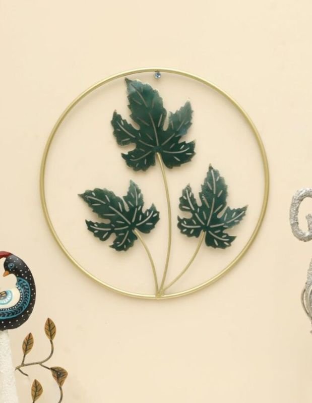 Green Round Shaped Wall Art