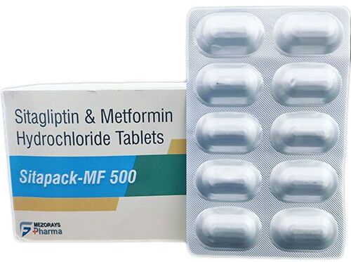Sitagliptin 50 Mg Metformin Hydrochloride 500 Mg Tablets