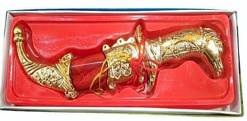 Golden Red Stainless Steel Wedding Groom Katar