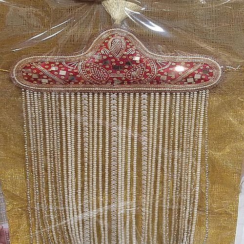 White Pearl Wedding Groom Sehra