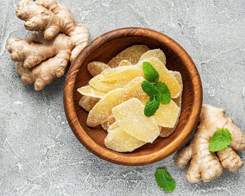 dry ginger chips