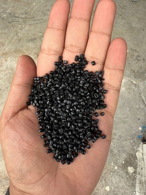 Black Reprocessed LDPE Granules